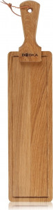 10599386 Boska Доска сервировочная для сыра и закусок Boska "Друзья" с ручкой 53х12х2,4см, дуб Дерево