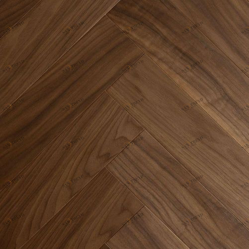 Паркет Ёлка Arti Parchetto Americano (американский) Орех американский Селект с брашью (Текстурированная) 750х110 мм 4900210008