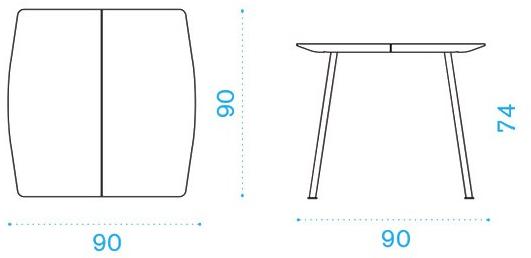 Ethimo Садовый стол из тикового дерева Agave Agtqdint0 - Вид №2