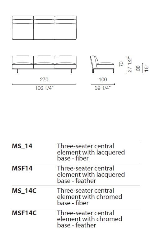Съемный диван CAPPELLINI Cap Martin Sunset ARCH-00087904 - Вид №24