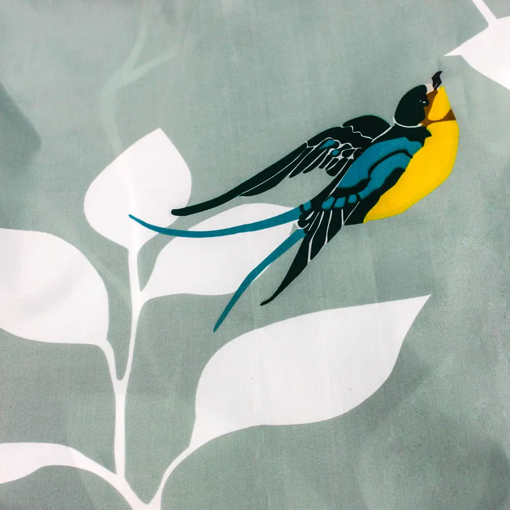 BATH PLUS Штора для душа Charme серо-зеленая 180×200 см 89380453 STLM-1563329 - Вид №2