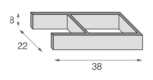 Gim – the drawer divider Mastella  Мебелировка  - Вид №3