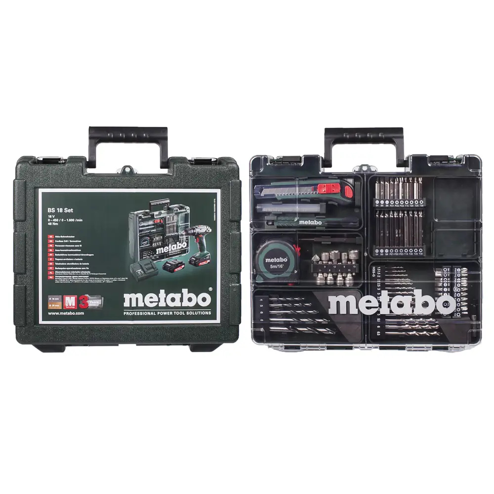 Шуруповерт Metabo BS 18, Li-ion 18 В, 2 Ач 18118921 STLM-2054565  - Вид №4