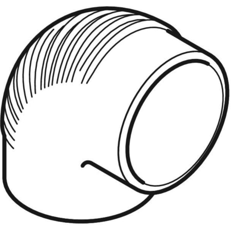 GEBERIT 305.880.14.1 Отвод Geberit Silent-db20 88,5°  - Вид №1