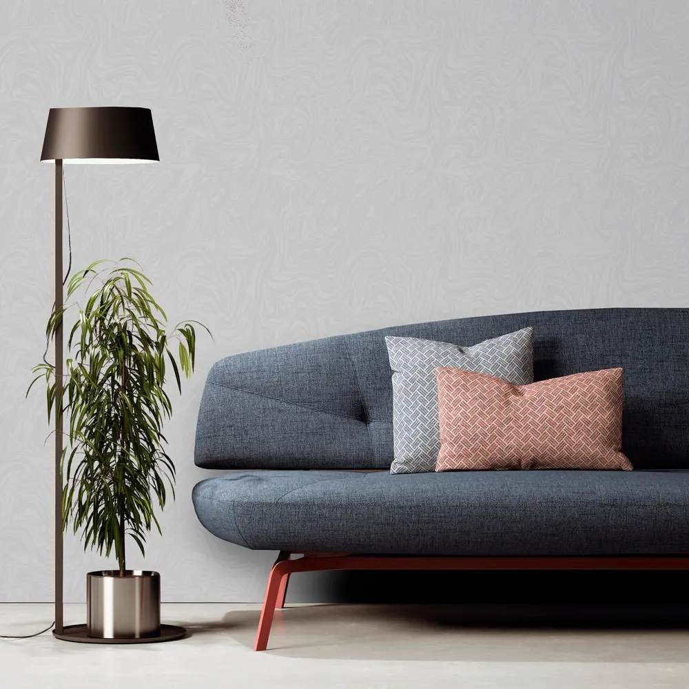 Обои флизелиновые Erismann Lena светло-серые абстрактные 1.06 м 89372642 STLM-0830404 - Вид №3