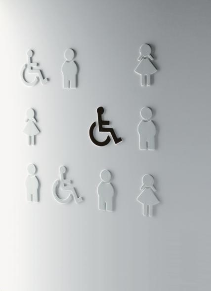 801.91.020 значок женщина HEWI Türzubehör  - Вид №20