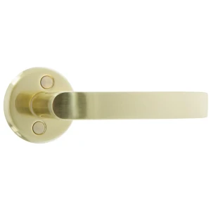 Ручки дверные на розетке Palladium 016 (5/60), алюминий, цвет матовое золото 13962970 STLM-2074330