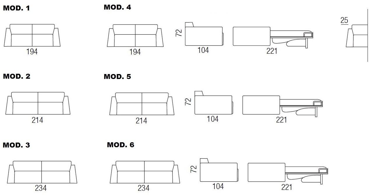 Milano Bedding Диван-кровать со съемным чехлом sun-id-1365247 - Вид №1