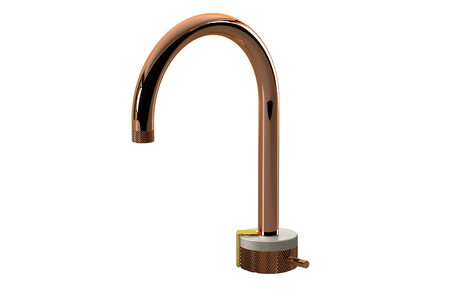 E-11502-R1SN-L2AU-RG Однорычажный прогрессивный смеситель для раковины - излив 16см GRAFF MOD+