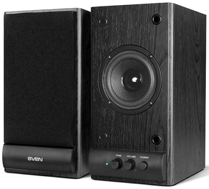 SV-0120609BK Колонки деревянные ас sps-609 (10 вт), чёрный Sven Santreyd 