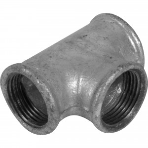 Тройник Santreyd оцинкованный чугунный 3/4" с внутренней резьбой 10985683