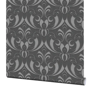 Обои флизелиновые Erismann Elegance чёрные 1.06 м 3633-7 82136424 STLM-2096936