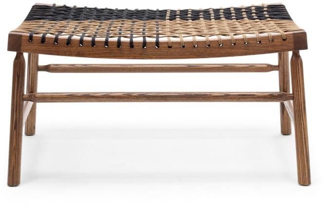 Saba Italia Подставка для ног из массива дерева и морской трос Sitar sun-id-1392516 - Вид №1