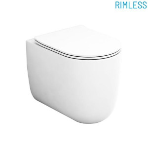 MIL110303 Приставной унитаз напольный Белый Olympia Ceramica Milady Италия