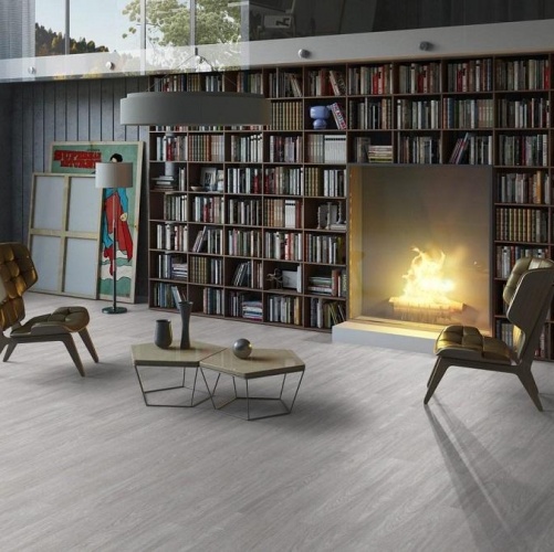 Виниловый ламинат Tarkett Lounge Studio Дуб с брашью (Текстурированная) 914,4х152,4/101,6 мм 1000901239 - Вид №3