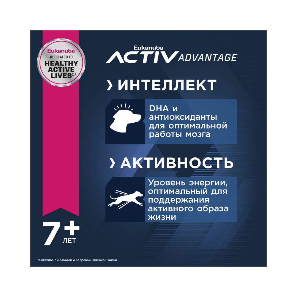 ПР0023016 Корм для собак старше 7 лет ягненок, рис сух. 12кг Eukanuba  - Вид №7