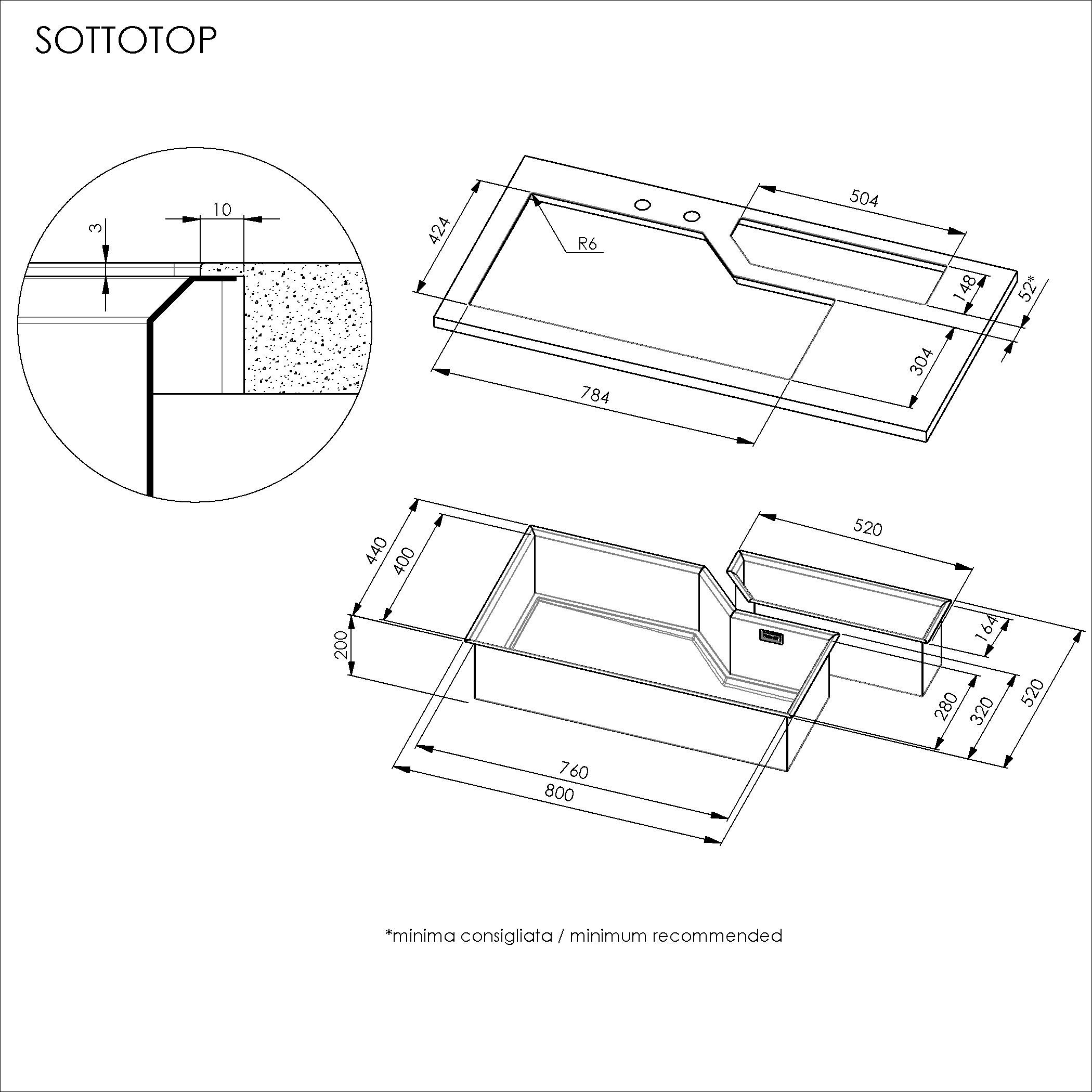 Раковина из нержавеющей стали с подходящим каналом Foster DIADE ARCH-00115732 - Вид №18