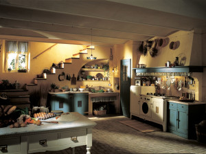 На заказ лакированная деревянная секционная кухня