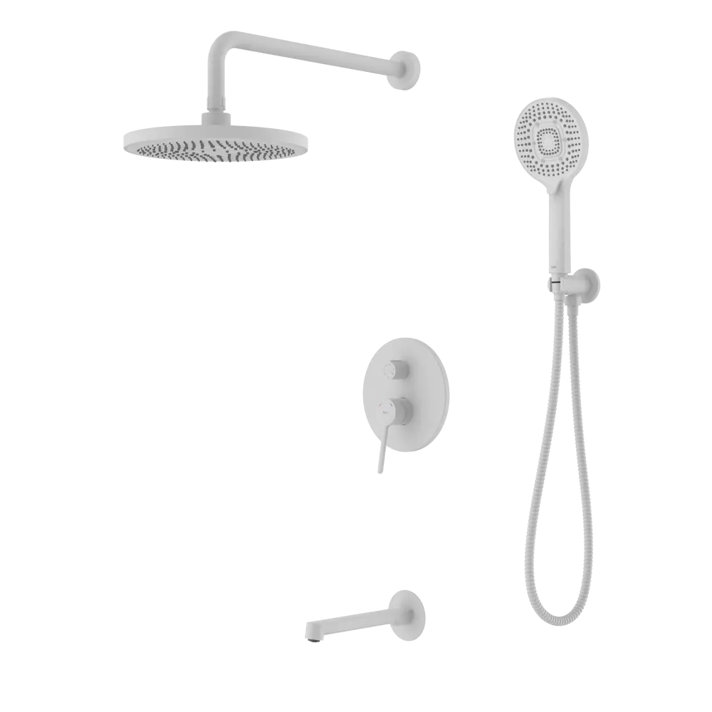 Душевая система Iddis Odda ODDWT03i68 скрытого монтажа цвет белый матовый STLM-2099361