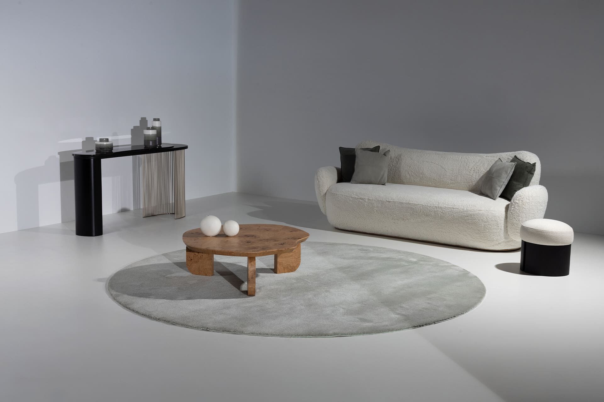 Круглый журнальный столик из шиповника Greenapple DORNES ARCH-00097455 - Вид №5