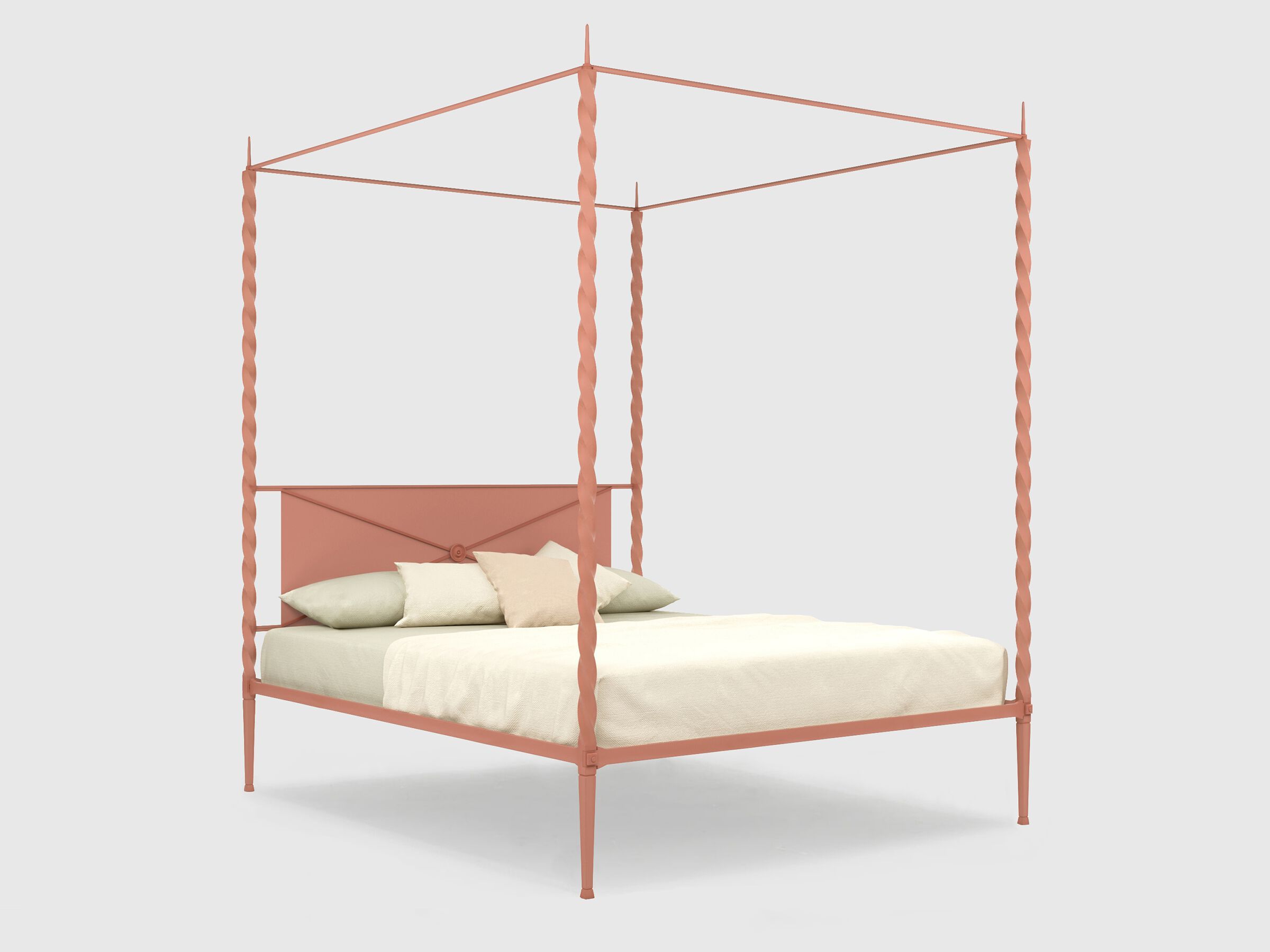 Двуспальная кровать из кованого железа с балдахином Lispi RITO ARCH-00050245 - Вид №4