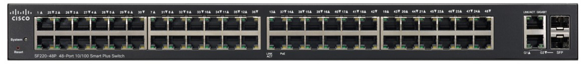SF220-48P-K9-EU Sf220-48p 48-port 10/100 poe smart switch Cisco Santreyd 