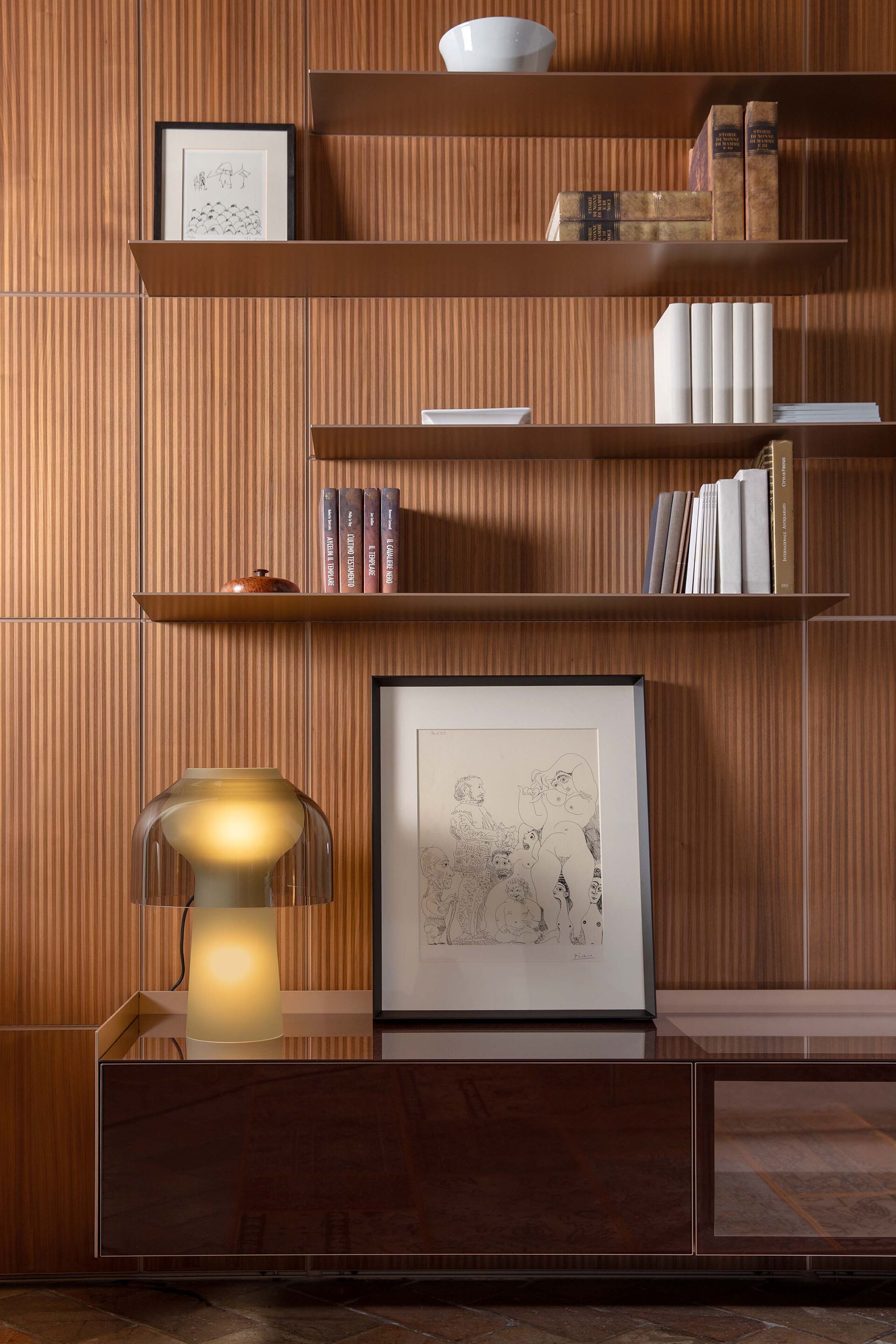 Стеклянная светодиодная настольная лампа Karman LILLY ARCH-00052072 - Вид №10