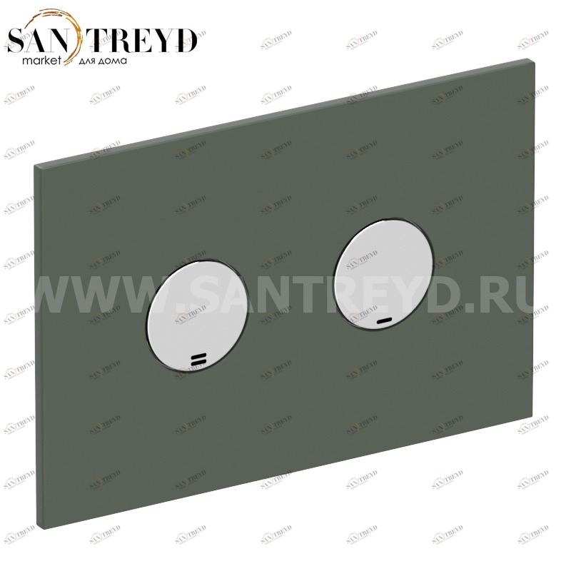 PL03FE Кнопка слива для инсталляции Globo 21 см цвет Папоротник Globo ACCESSORIES Италия Ceramica Globo