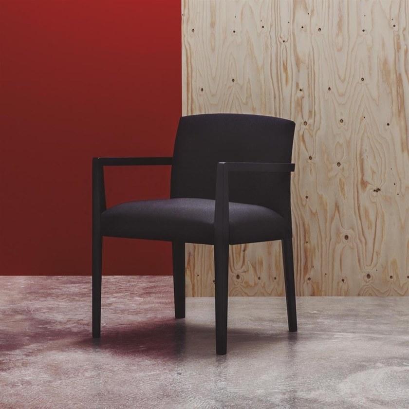 Andreu World Стул с обивкой и подлокотниками Cloé So7017 CLOE - Вид №5