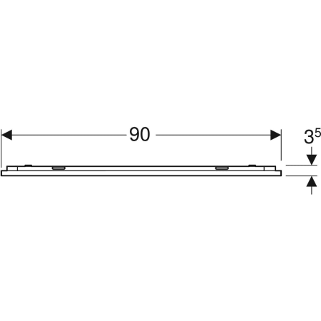 501.070.00.1 Зеркало с подсветкой Geberit Option Plus с прямым и непрямым освещением Geberit  - Вид №16