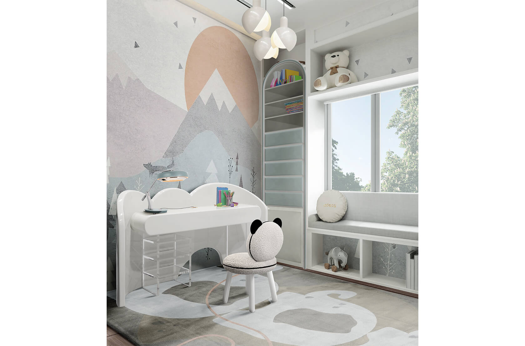 CIST682 Детский обеденный стул По Circu  - Вид №8