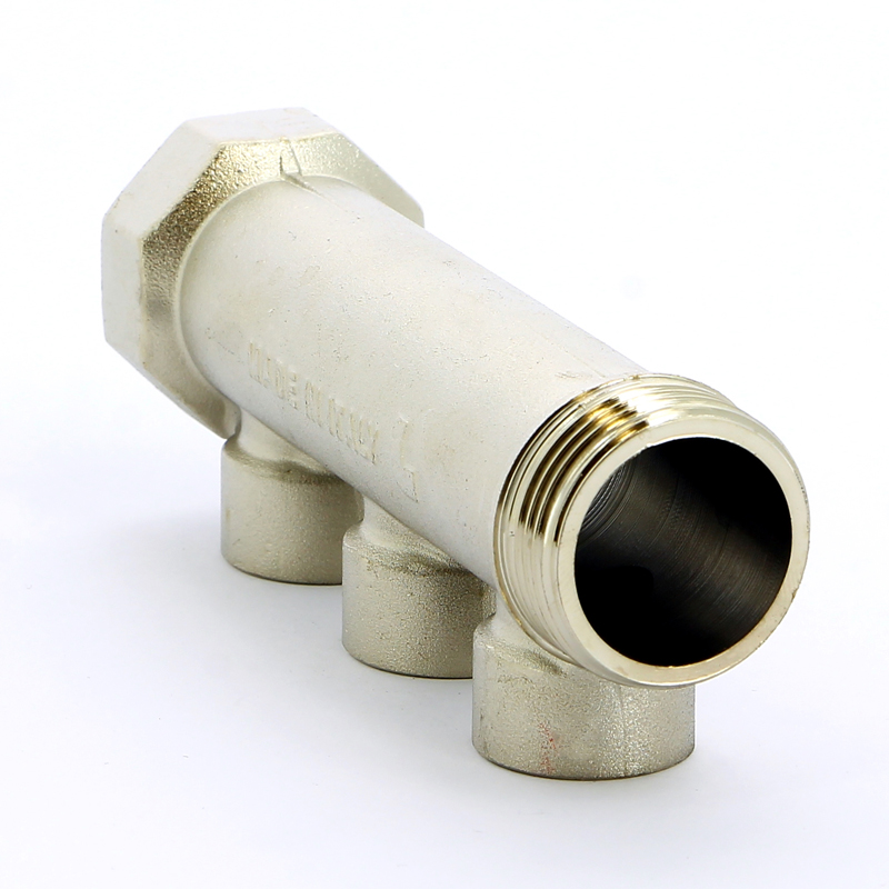 Коллектор НВ 1" никелированный ITAP 3 выхода 1/2"В 38мм 45013 - Вид №3