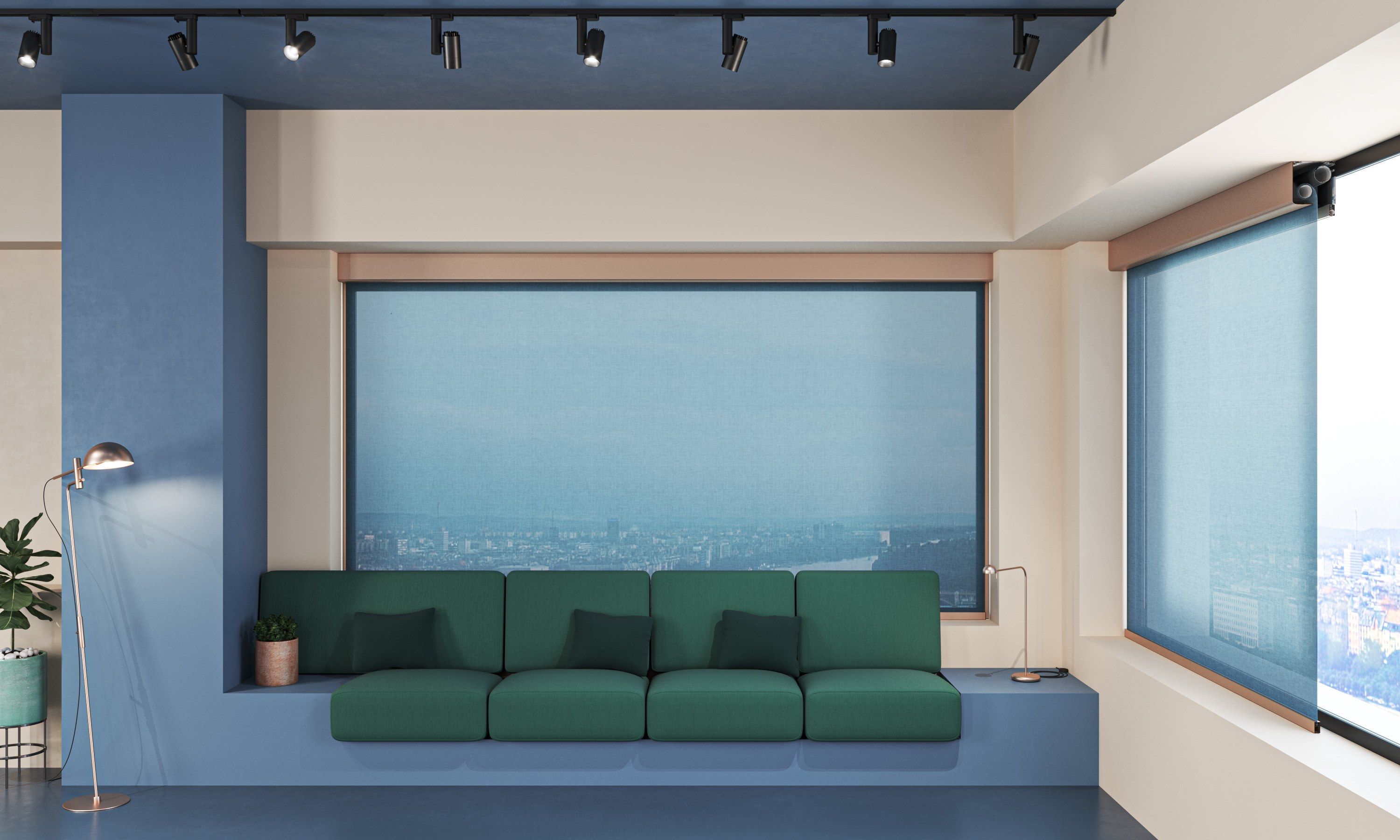 Рулонная занавеска из ткани Bandalux ZI-BOX DUO ARCH-00135455 - Вид №5