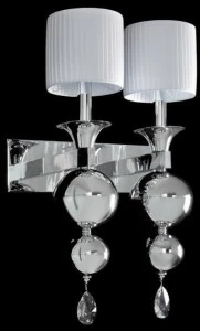 Aiardini Бра отраженного света с кристаллами Ginevra