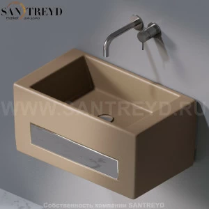 L116132 Подвесная раковина настенная прямоугольная A. e T. Italia Tower