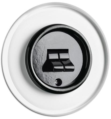 THPG Двойной переключатель из бакелита и стекла  100573  - Вид №1