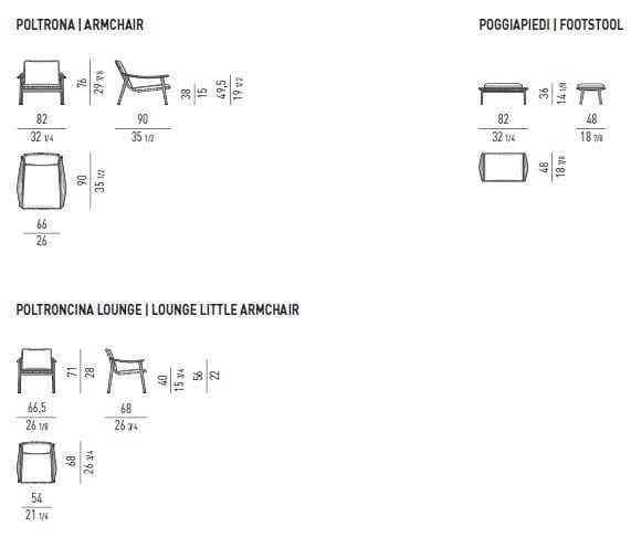 Открытый стул из тикового дерева с подлокотниками Minotti Fynn Outdoor ARCH-00119452 - Вид №4