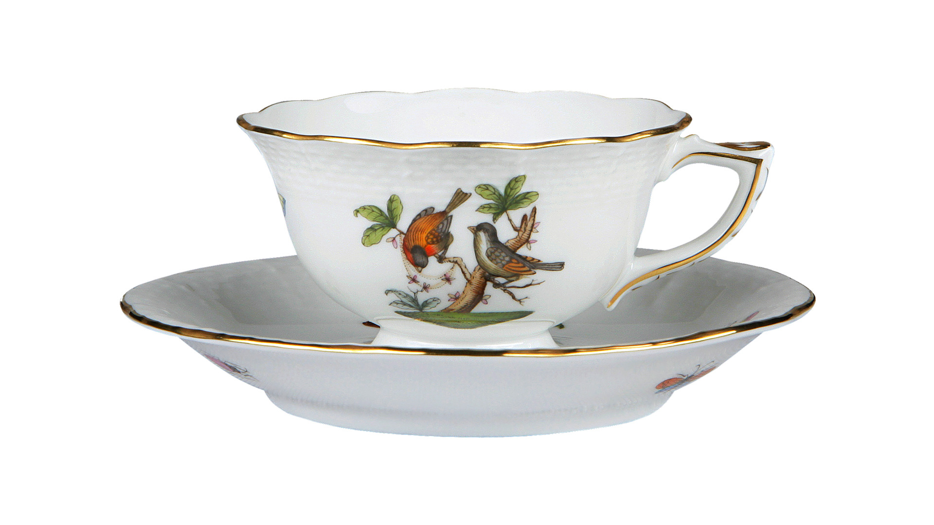 10671269 Herend Сервиз чайный Herend Ротшильд на 6 персон 21 предмет №3 Фарфор, Керамика  - Вид №4