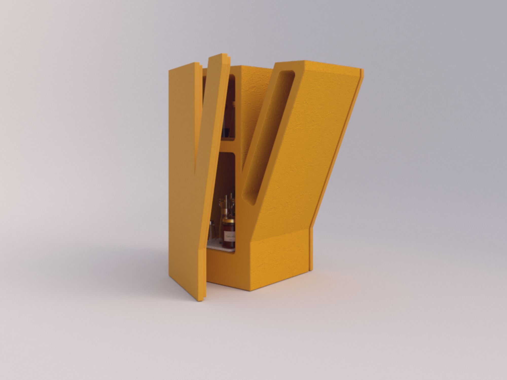 Мебель контейнеры в бетонной конструкции Voltan 555 ARCH-00021949 - Вид №146