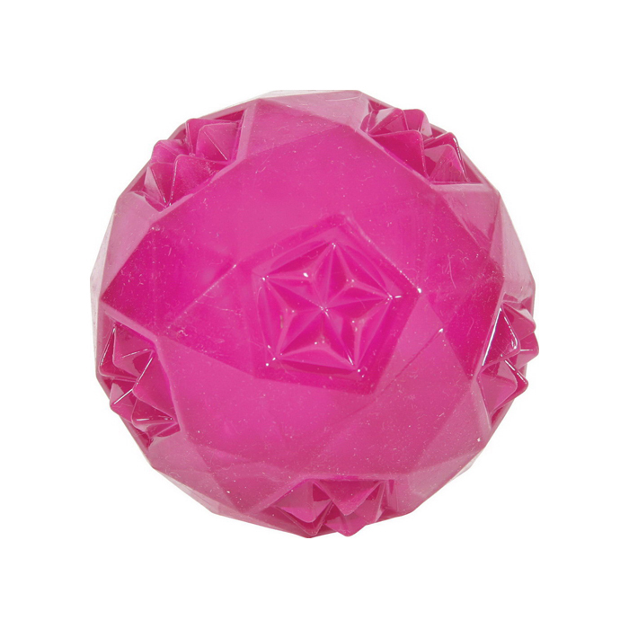 ПР0042076 Игрушка для собак Мяч термопластичная резина малиновая 7,5см ZOLUX 