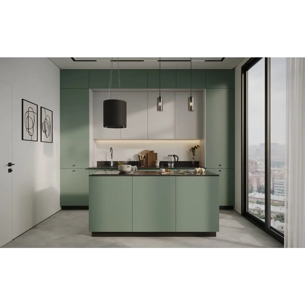 INSPIRE Аян - элегантная мебельная ручка-кнопка черного цвета 87836803 STLM-1443383 - Вид №7