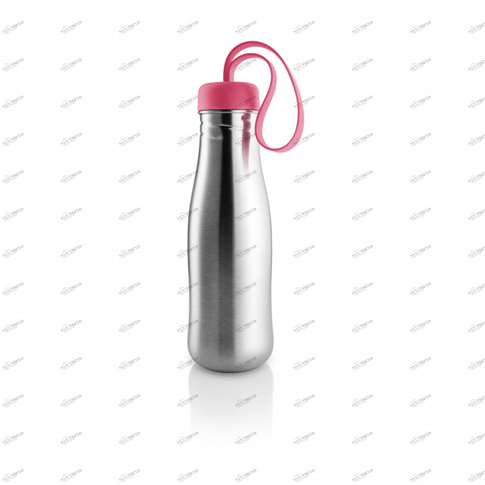 EVA SOLO 505023 Бутылка для воды Active, 700 мл, розовая Cиликон, нержавеющая сталь 