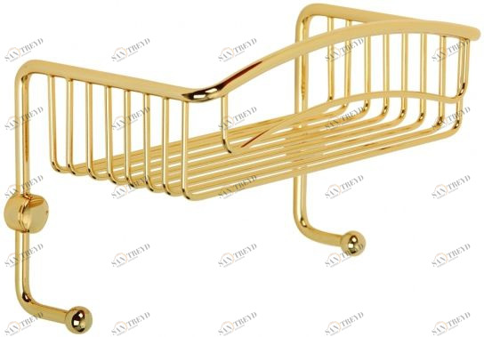 Полка-решетка с крючками MIGLIORE Complementi ML.COM.DO-50.601.DO - золото ML.COM-50.601.DO