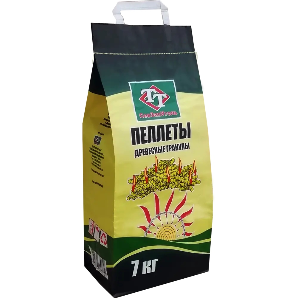 Пеллеты СевЗапУголь древесные 7 кг Santreyd STLM-2022618