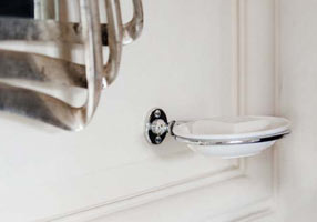 Gentry Home Керамический держатель стакана Queen Хром GH101523 - Вид №1