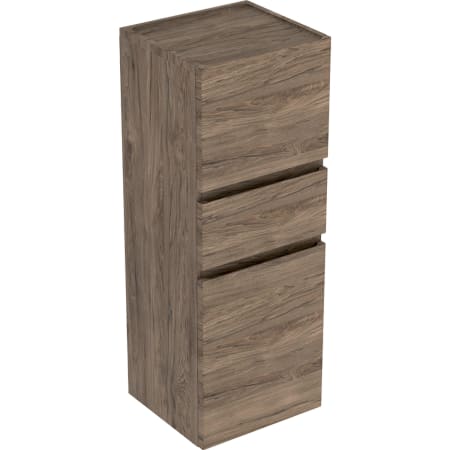 501.922.JR.1 Шкафчик средней высоты Geberit Renova Plan с двумя дверями и одним выдвижным ящиком Geberit  - Вид №7