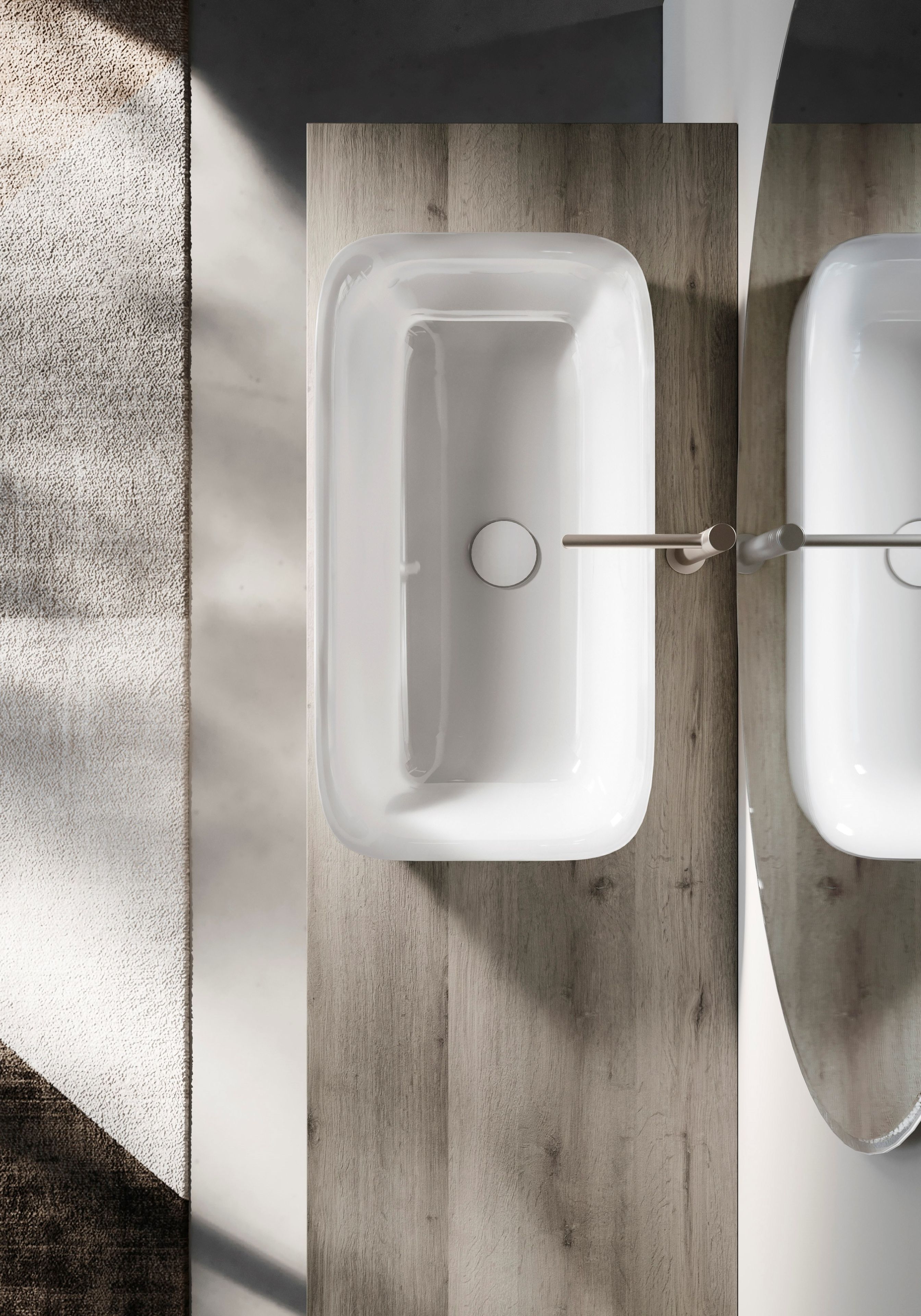 Подвесной умывальник Ideagroup Nyù ARCH-00135639 - Вид №1