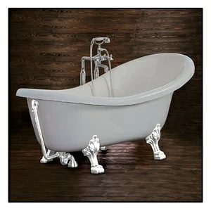 Ванна Akcjum Rectime 175 WR-01-01-KB овальная белая на ножках