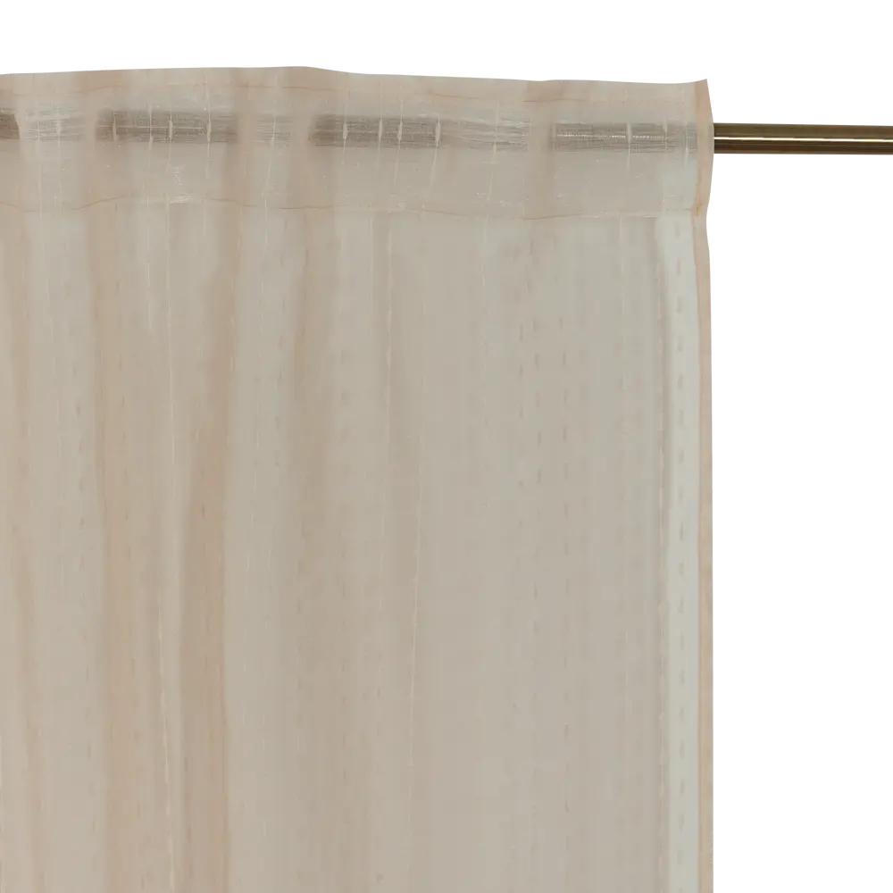 Тюль на ленте со скрытыми петлями Livia Paper2 500x280 см цвет бежевый 83367543 STLM-2044300 INSPIRE  - Вид №5
