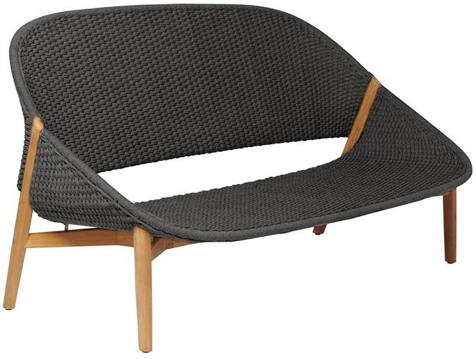 TRIBÙ 2-местный садовый диван из ткани tricord® и тика Elio 02508 - Вид №2